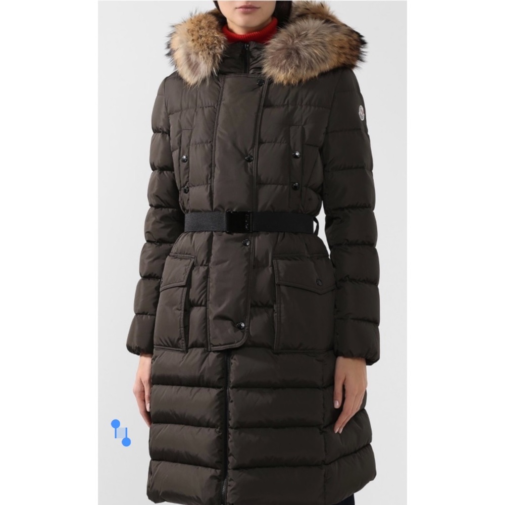 Moncler Khloe Hunter Green Coat Size 4 Half of original price